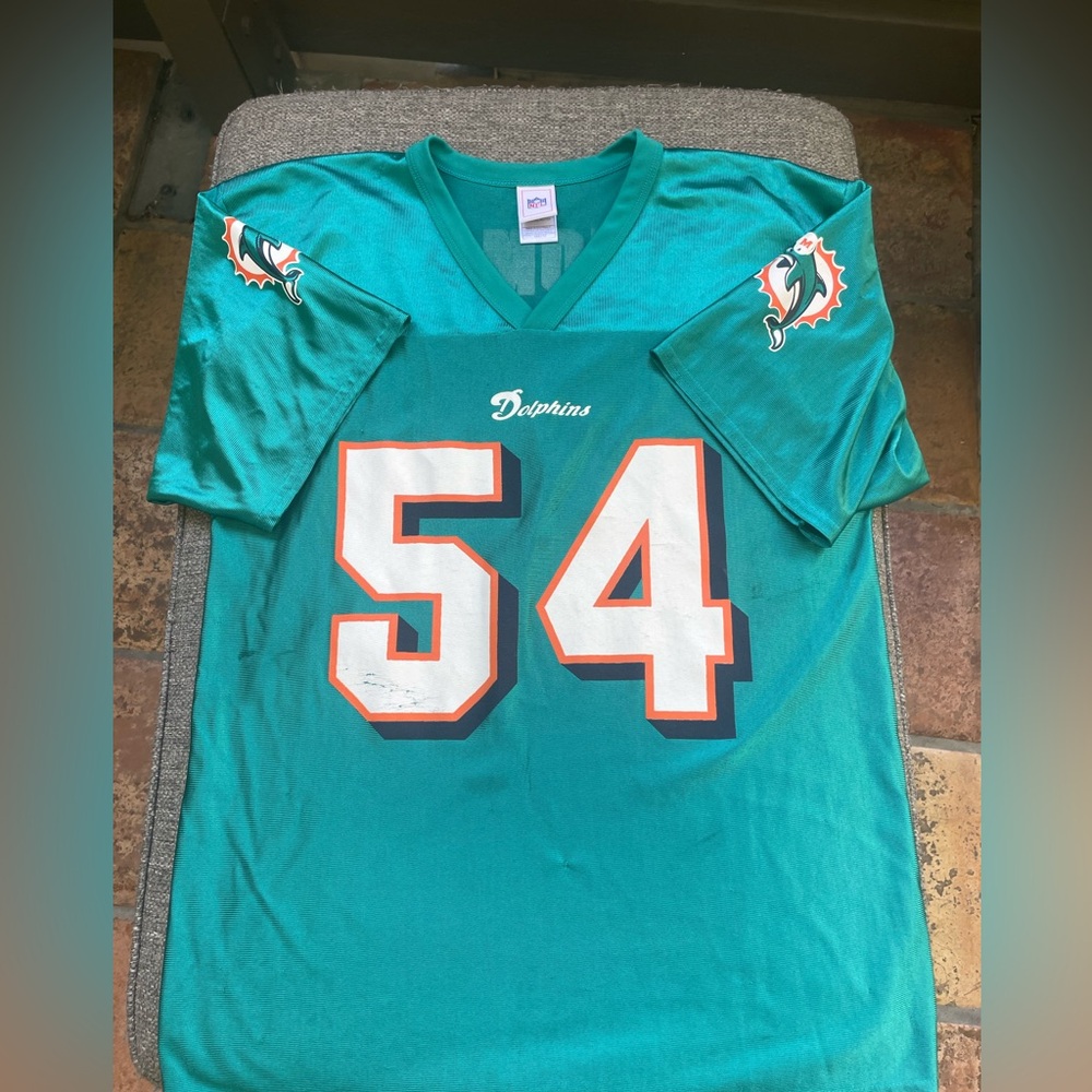 Teal Miami Dolphins Jersey Thomas with Number 54